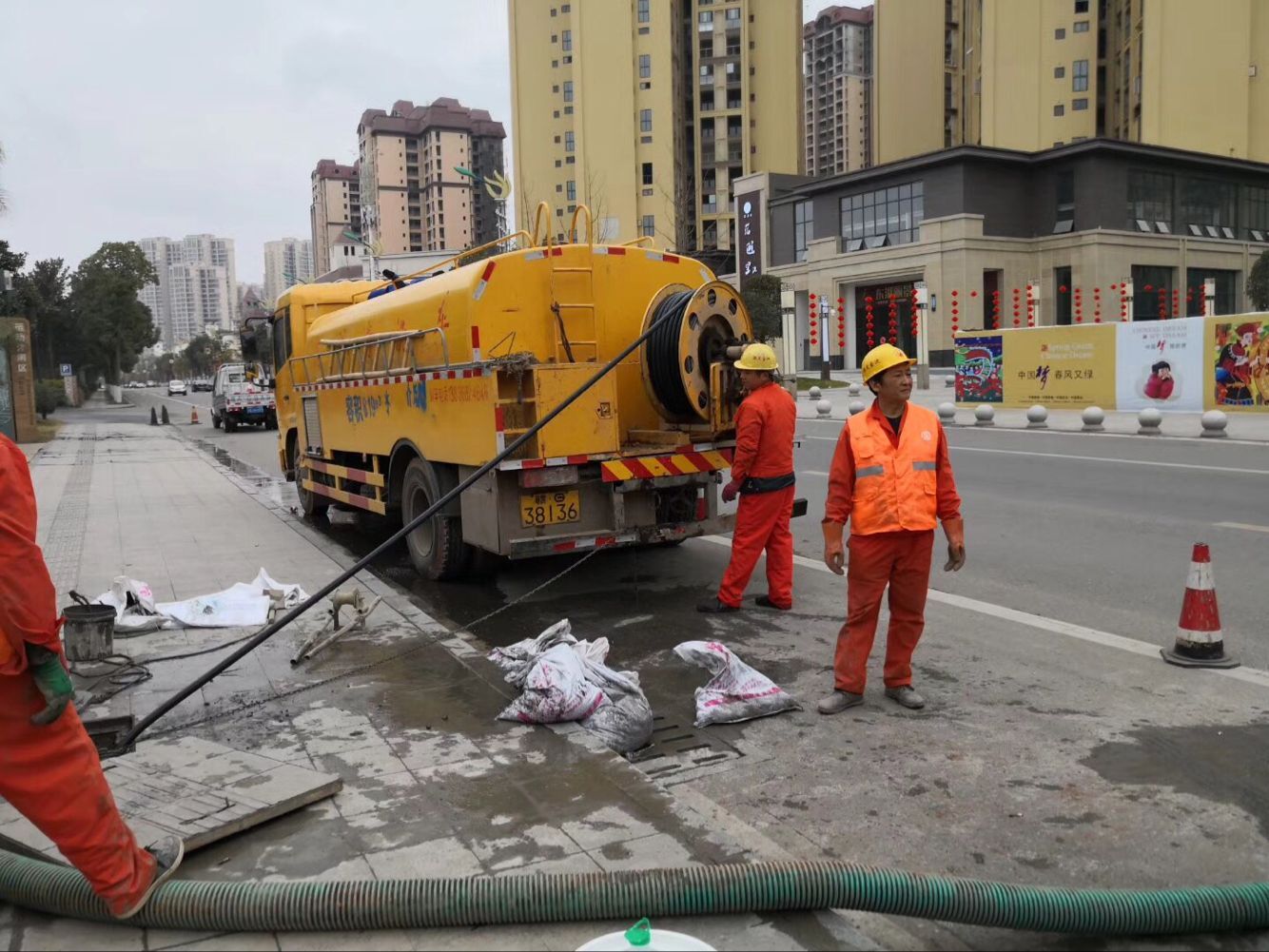 紫云排污管道清淤-管道清洗